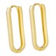thumbnail image 1 of Pendientes para niñas Zulema dorado Pendientes de aro de mujer, 1 of 8