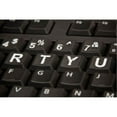 thumbnail image 2 of Large Print-Braille Keyboard Cover, White on Black, 2 of 2