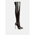 thumbnail image 6 of Chimes High Heel Patent Long Boots, 6 of 11