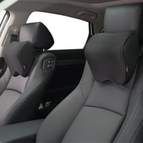 2 Pack Car Neck Pillow for Driving with Adjustable Strap, 100% Memory Foam and Breathable Removable Cover, Comfortable Ergonomic Design