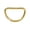 Gold, variant on Metal Non-Welded D-Ring Findings for Belts, Bags, Lanyards, and Leathercrafts - 3/4 Inch & 1 Inch Sizes in Packs of 20