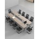 thumbnail image 5 of Conference table, long table, rectangular office table and chair combination, simple modern simple workbench, small negotiation My Lux Decor Round, 5 of 28
