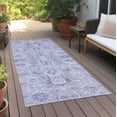 thumbnail image 6 of Addison Rugs Chantille Indoor/Outdoor Traditional Oriental Lavender Washable Runner Rug, 2'3" x 7'6", 6 of 6