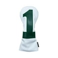thumbnail image 4 of yotijar Golf Club Head Cover for Woods Outdoor Protector Guard PU Leather Protection White 1, 4 of 8