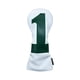 thumbnail image 4 of Funda para cabeza de palo de golf para maderas, protección de cuero PU, Golf resistente al desgaste de primera calidad blanco 1, 4 of 8