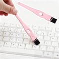 thumbnail image 4 of Mini Cleaning Brushes, Plastic Detail Cleaner Brushes for Keyboards, Anti Static ESD Brush with Nylon Bristles for Electronics, Colored Handles, For Shavers, Razor Heads, Trimmers, Keyboards, 4.3", 4 of 8