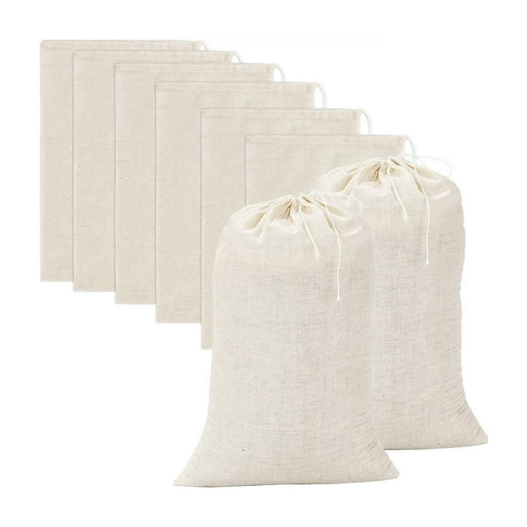 Extra large cotton drawstring bags hot sale