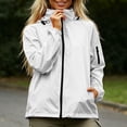thumbnail image 2 of ATOYSOY Women's Long Raincoat with Hood Outdoor Light Windbreaker Rain Jacket Waterproof 2026, 2 of 9