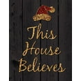 thumbnail image 2 of Harbick, N. 26x32 Black Ornate Wood Framed with Double Matting Museum Art Print Titled - This House Believes III, 2 of 4