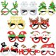 thumbnail image 1 of wonima44 LUKBERA 10Pcs Christmas Glasses, Glitter Xmas Santa Eyeglasses Frame for Adults Christmas Party Favor Holiday Gift Photo Props Decor Accessories, 1 of 1