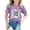 00-Purple#831, variant on Kiijoy Girls Back To School T Shirt Cute Graphic Short Sleeve T-Shirt, Black, Sizes 8-9