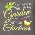 thumbnail image 3 of CafePress - Hang Out With Chickens In My Garden T Shir T Shirt - Womens Comfort Colors® Shirt, 3 of 4