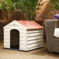 thumbnail image 4 of Rimax Resin Dog House for Small Breeds, Taupe, 23" H x 24" W x 26" D, 4 of 4