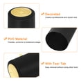 thumbnail image 3 of Uxcell 100Pack cápsulas de PVC para encoger con calor con pestaña de desgarre, tapa de vino, negro/dorado, 3 of 5