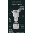 thumbnail image 2 of EUROSTAR SEM306 6-Cup Stovetop Espresso Maker, 2 of 4