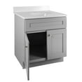 thumbnail image 5 of Design House Brookings Vanity in Gray with Solid White Cultured Marble Top, Fully Assembled, 31-inch, 5 of 17
