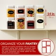 Air tight Food Storage Containers Set of 4PC Kitchen Pantry