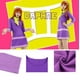 thumbnail image 3 of Disfraz de Cosplay de Daphne de DAZCOS, vestido morado de Daphne, conjunto de uniforme para fiesta de carnaval y Halloween para mujer, 3 of 4