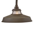 thumbnail image 6 of 1191DZ-Hinkley Lighting-Troyer - 12W 1 LED Outdoor Medium Post Mount Lantern-22.25 Inch Tall and 14 Inch Wide-Aged Zinc Finish, 6 of 7
