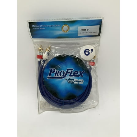 Pro Connect Pro Flex 6FT 2 RCA Audio Cable