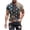 (New26)Blue, variant on Men Plus Size T-Shirt Casual Summer Short Sleeve Tops Edgy Streetwear Heavy Faded Distressed Flag Graphic 4th of July Statement Piece for Trendsetters