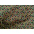 thumbnail image 4 of oneOone Cotton Poplin Fabric Leaves & Floral Block Print Sewing Fabric BTY 42 Inch Wide, 4 of 4