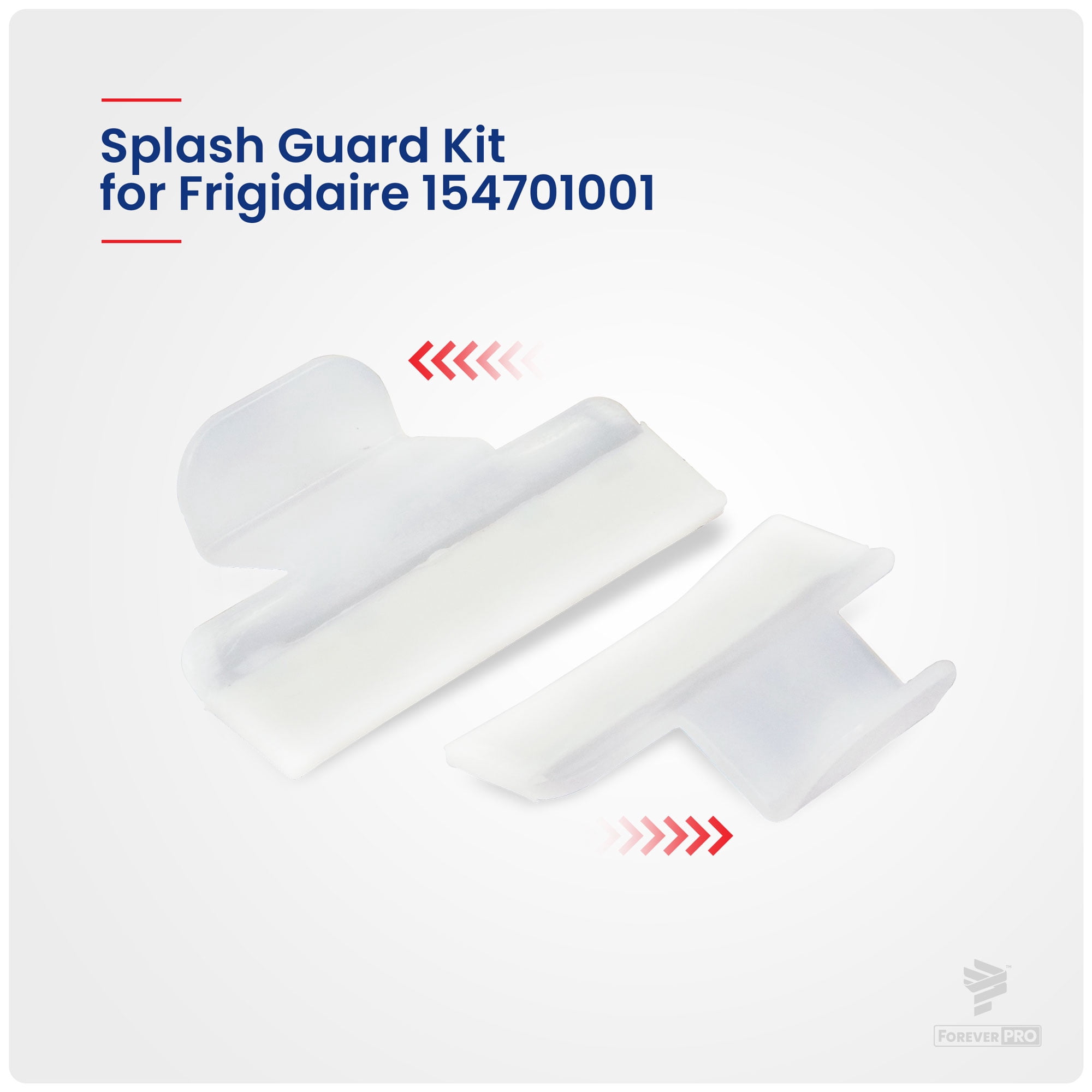 ForeverPRO 154701001 Splash Shield Kit for Frigidaire Dishwasher 154685101