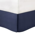 thumbnail image 6 of 7 Piece King Comforter Set Indigo - Cotton Printed Bedding Set with Damask Design, Includes Comforter, Shams, Pillows & Bedskirt, Oeko-Tex Certified, 6 of 14