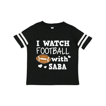 

Inktastic I Watch Football with My Saba Boys Toddler T-Shirt