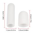 thumbnail image 3 of Soidarity Dedo alargado Guante de dedo Gel de sílice Cubierta de cuna de dedo suave Protector de dedo flexible Protección de la piel, 3 of 6