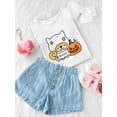 thumbnail image 3 of Halloween Shiba Ghost Costume T-Shirt Toddler -Image by Shutterstock,  4 Toddler, 3 of 4