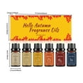 thumbnail image 3 of Aceite esencial para difusor, aceites aromáticos, esencias otoñales, para difusores domésticos, set de 6 x 10 ml, agua perfumada, 3 of 9