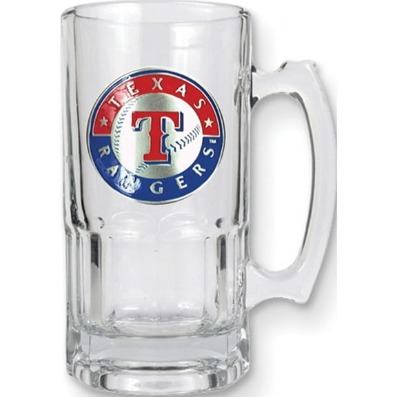 Fashion Mlb Rangers 1-Liter Glass Macho Tankard (7 X 3.5) Made In United States gc3457