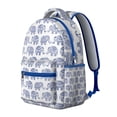 thumbnail image 2 of Elephant Silhouette Backpack - Waterproof School Bag for College Students, Spacious Compartment, Cute Print Gift Idea, 2 of 6