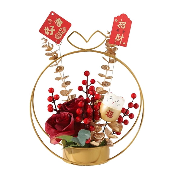 Cesta Chinas, Adorno para Mesa, Centro de Mesa, Festival de de Otoño, Decorativo para Vacaciones, Acción de Gracias, Decoración para Estilo B Sunnimix Cesta China