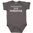 thumbnail image 3 of Inktastic Nevertheless, She Persisted Boys or Girls Baby Bodysuit, 3 of 5