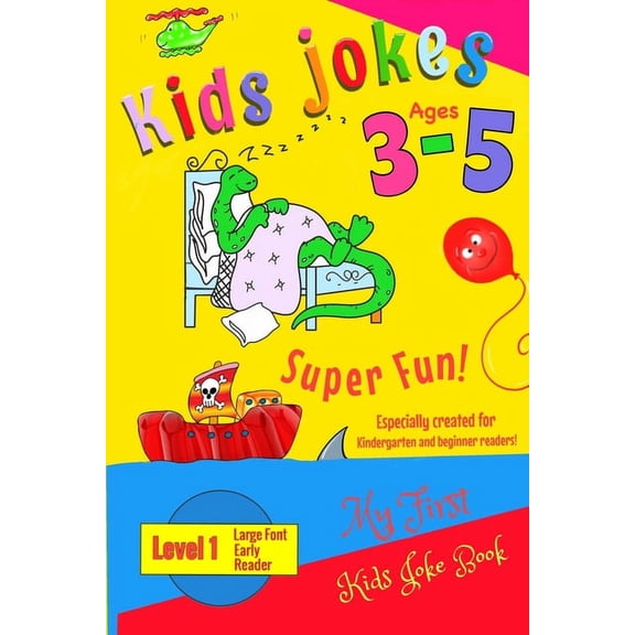 Early Reader Books Kids Jokes age 3-5: A level 1 book especially created for kindergarten and beginner readers, preschool., Book 1, (Paperback)