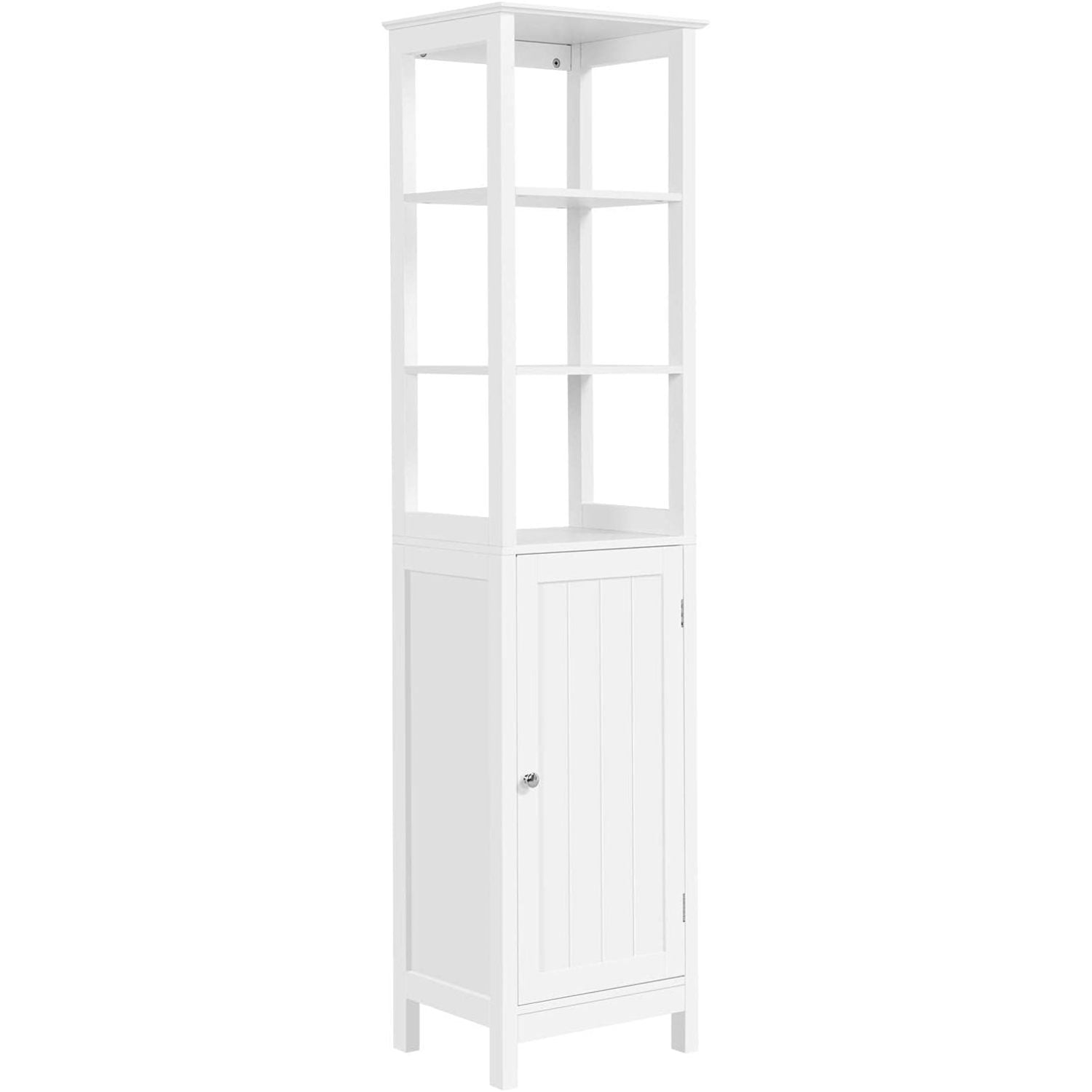 Bilot Bathroom Floor Wooden Tall Freestanding with 3