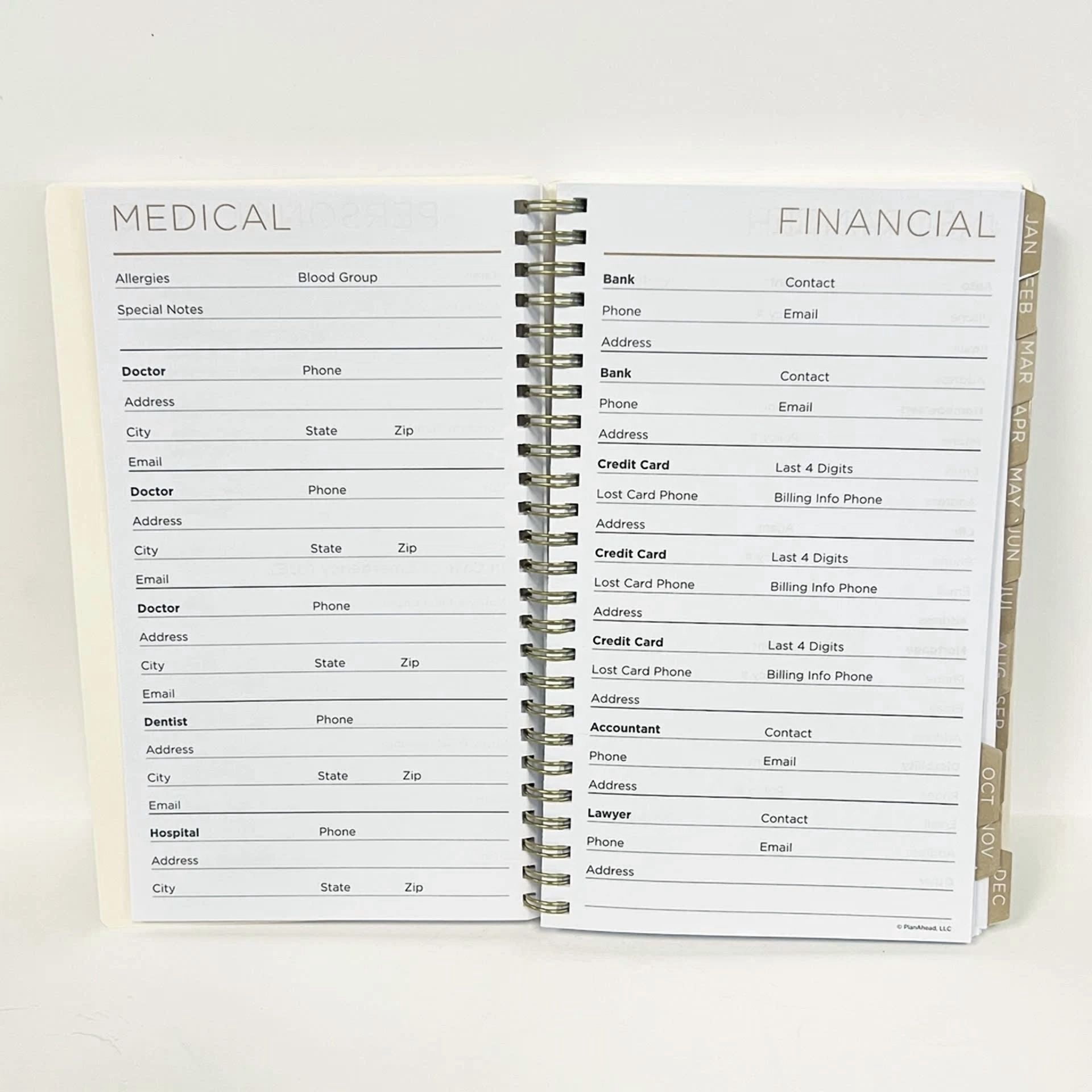See It Bigger 2025 Monthly Weekly Planner Large Print New 8.75" X 5.75"