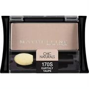 Maybelline Expert Wear Chic Naturals Eyeshadow Singles, 170 Earthly Taupe, 0.09 oz