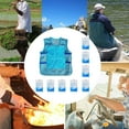 thumbnail image 6 of Cooling Vest with Ice Packs, Adjustable Heatstroke Prevention Safety Jacket for Outdoor Work and Sports, Breathable Cooling Body Armor, 6 of 9