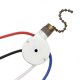 thumbnail image 1 of 1PCS Ceiling Fan Lights Switch ZingEar ZE-208S E89885 3 Speed 4 Wire Fan Switch Pull Chain ,Fan Lig, 1 of 5