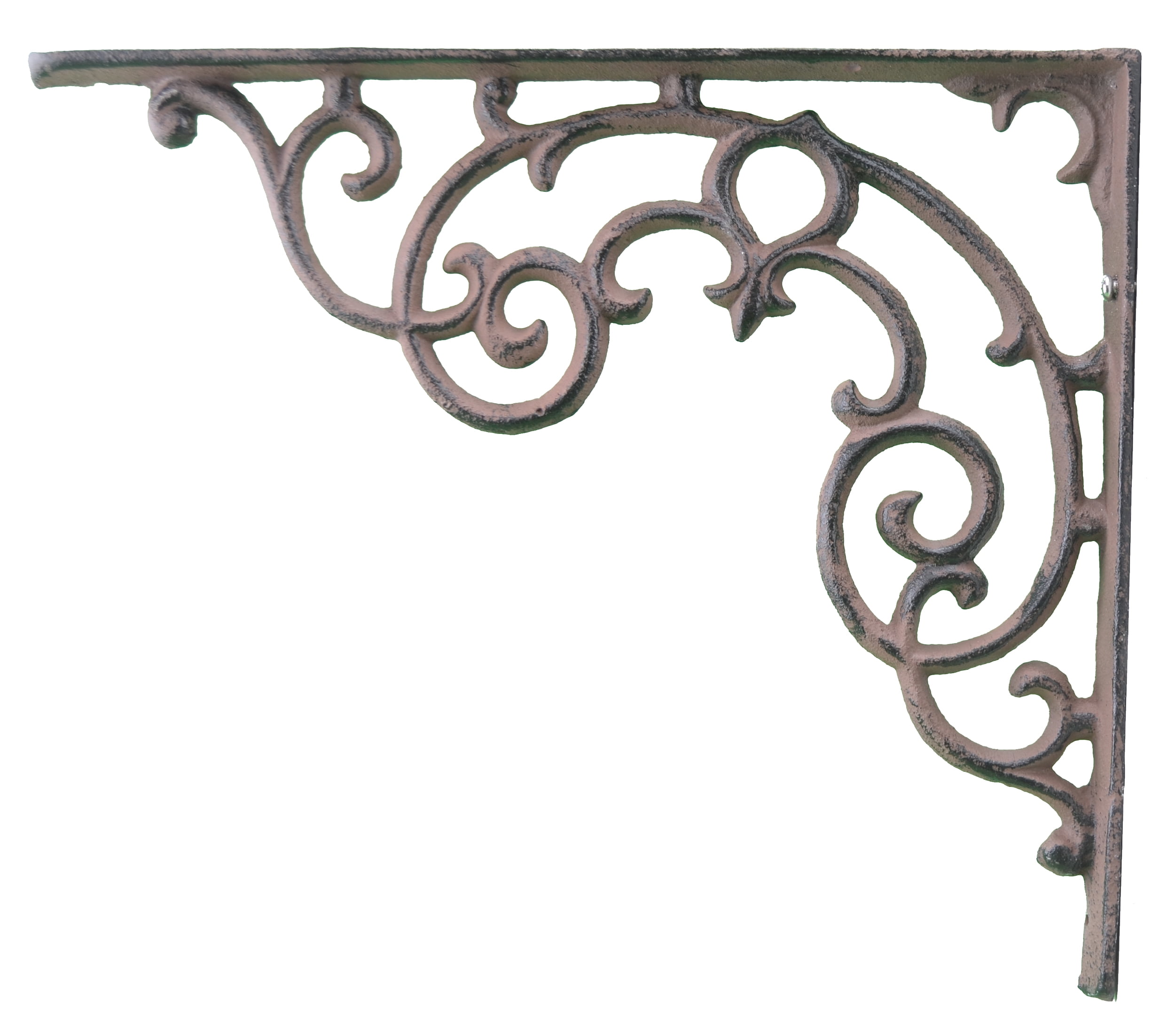 pairs available Beautiful BLACK cast iron ornate wall SHELF BRACKETS pairs available Beautiful BLACK cast iron ornate wall SHELF BRACKETS