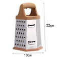 thumbnail image 5 of Zioy Vegetable Peeler with Handle Uniform Cutting Multifunctional 6-side Tower-shaped Potato Cheese Grater Vegetable Slicer Home Supply, 5 of 7