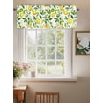 thumbnail image 2 of Lemon Fruit Curtain Valances for Windows, Spring Pastoral Floral Countryside Plants Kitchen Valance Window Treatment, Light Filtering Block Curtains for Bathroom/Bedroom/Living Room 60'' x 18'', 2 of 9