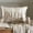 5. Ivory (Amour), variant on Lumbar Cushion Cover Couch Ivory 12x18 inch (30x 45 cm) Couch Oblong Pillow Cases, Velvet Greek & Applique & Foil, Geometric Pattern, Modern Style - Greek Zeus