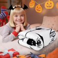 thumbnail image 6 of Witch Blanket Halloween Throw Blankets Gifts for Women Witchy Goth Skull Pumpkin Flannel Fleece Blankets for Couch Sofa Bed Chair Decor Witch''s Spider Webs Decorations Blanket 50x60in - White, 6 of 6
