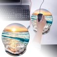 thumbnail image 1 of Hearth & Gear Pad With Wrist Support Ergonomic Pad With Memory Foam Wrist Rest Cushion Rubber Base Gaming Mice Pad For Home Computer Desk Mats on Top of Desks Custom Design Computer Pad for Wrist, 1 of 6