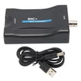 thumbnail image 2 of Convertidor de BNC a interfaz multimedia de alta definición (HDMI) para monitor de conversión de video 1080P/720P (negro), 2 of 14