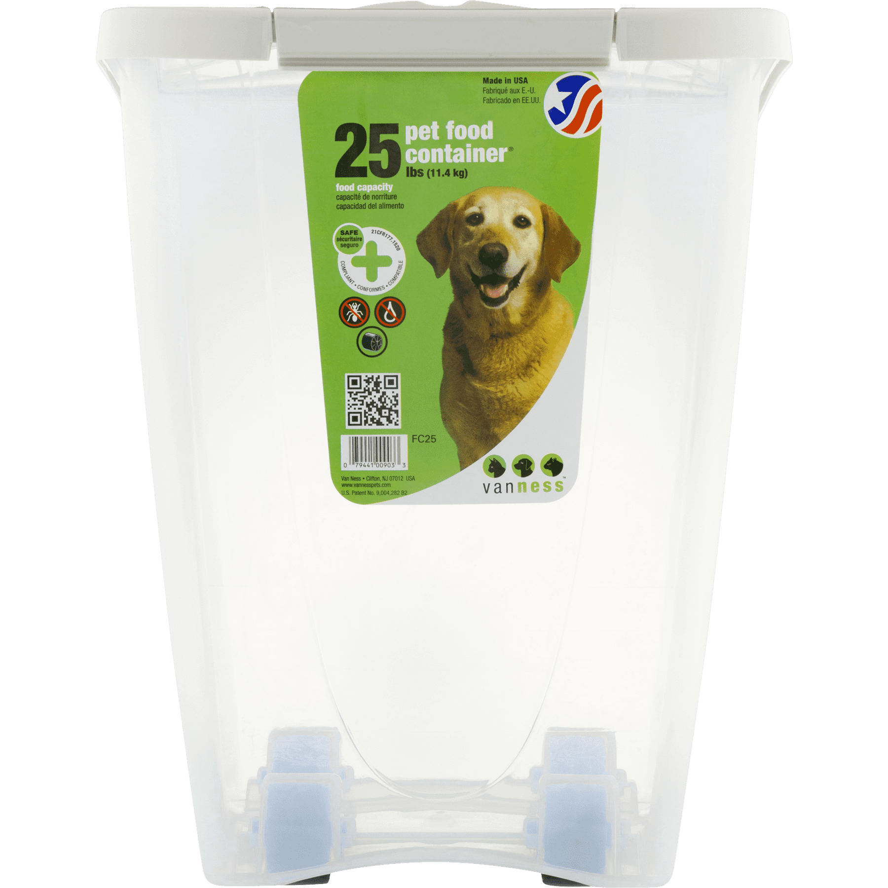 Van Ness Pet Food Storage Container 25 Lb Com
